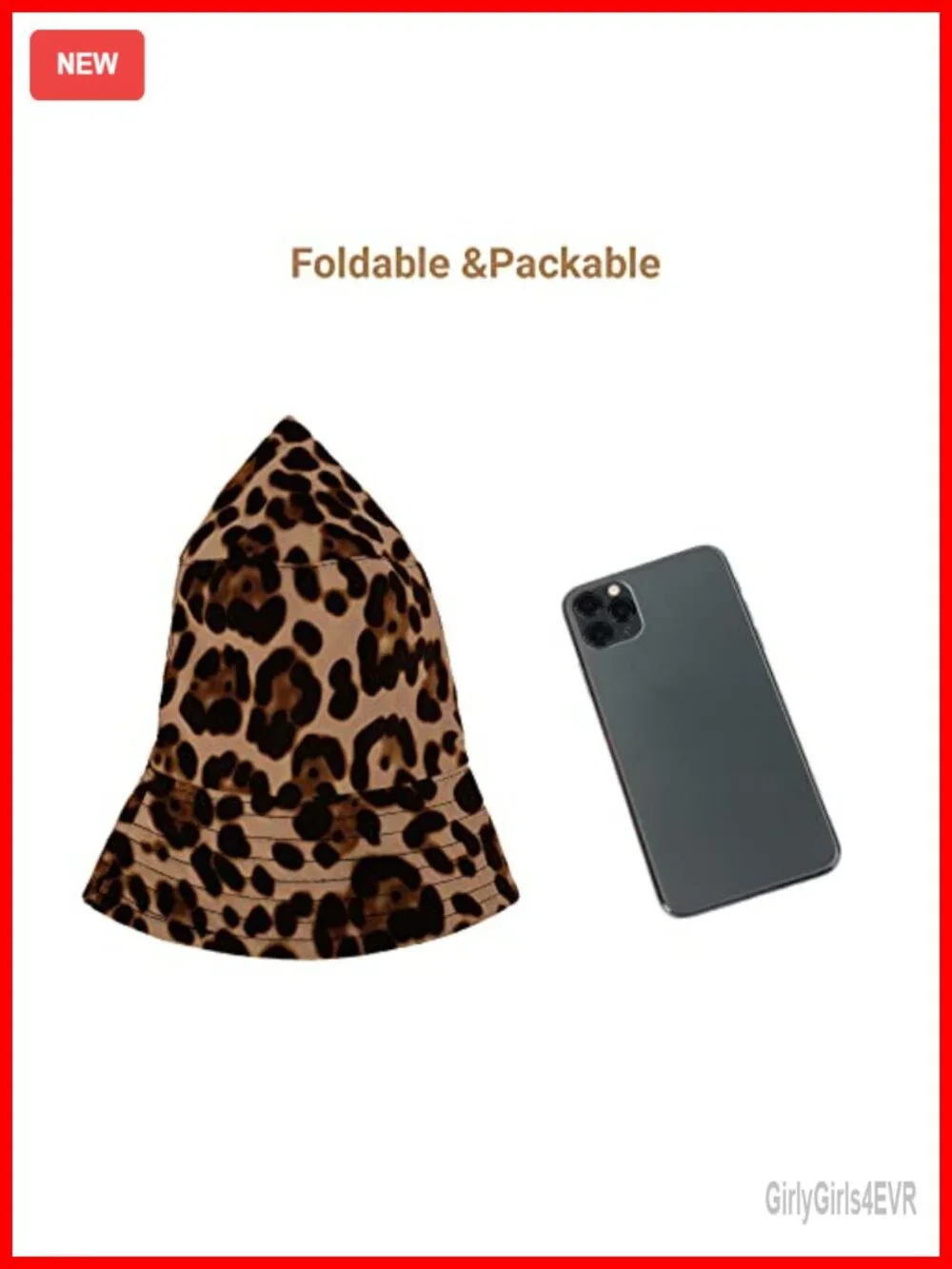 Reversible Packable Bucket Sun Hat for Men Women